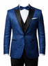 Blue Silk Tuxedo